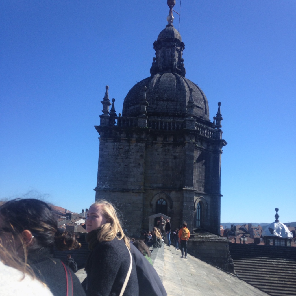 Climbing to the top of a cathedral in Santiago de Compostela to sketch in the sun will be one of my fondest memories.